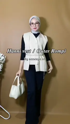 Ootd simple dan elegan with hanni vest ✨  #ootdinspo #fyppppppppppppppppppppppp 