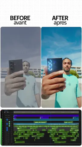 Timeline de mon projet pour samsung 🔥 #edit #vfx #aftereffects 