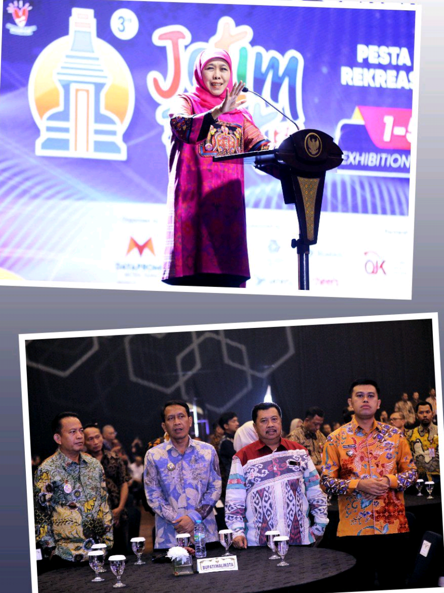 Menghadiri Jatim Fest berarti menyaksikan semangat Jawa Timur yang tumbuh tangguh di berbagai sektor. Pada kesempatan ini Kabupaten Madiun meraih penghargaan DPMPTSP kategori Penanaman Modal Asing dan Usaha Kecil, sebagai simbol keterbukaan pada investasi global sekaligus penguatan ekonomi kerakyatan.  Keseimbangan ini membuat pembangunan semakin kokoh, membangun dari bawah tanpa menutup peluang dari luar. Jatim Fest menyampaikan pesan bahwa kemajuan lahir dari harmoni antara tradisi dan modernitas, kemandirian daerah dan keterhubungan global. #jawatimur #jatimfest2025 #bersahaja #kabupatenmadiun #tumbuhdantangguh 