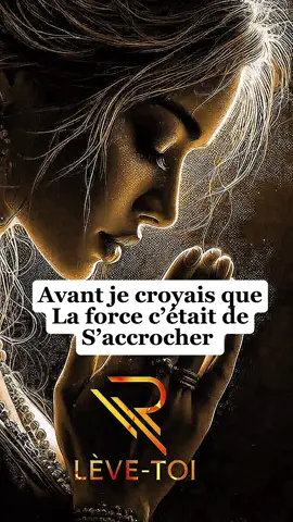 Avant je croyais que la force c’était de s’accrocher.. Si tu tombes sur cette vidéo, c’est que tu as besoin d’entendre ça. Je n’avais pas ce mindset avant et j’ai développé bcp de soucis de santé dû à ça … mais cette année, j’ai dit STOP et décidé enfin d’être dans l’acceptation des choses.. de ne plus forcer le destin. Vous en pensez quoi ?  #motivation #developpementpersonnel #bienetre #mindset #acceptation