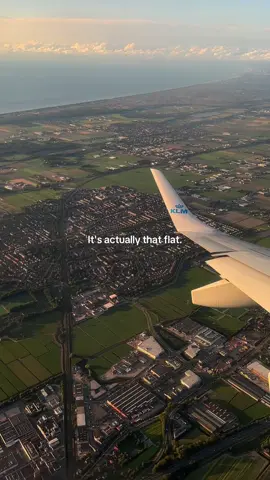 remarkably flat🤣 #netherland #amsterdam #amsterdamairport #schipol #flatcountry 