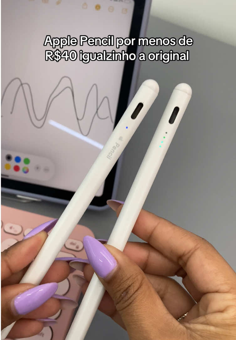 A melhor compra que fiz pro meu iPad sem dúvidas foi essa caneta 😍 #ipad #applepencil #tablet 