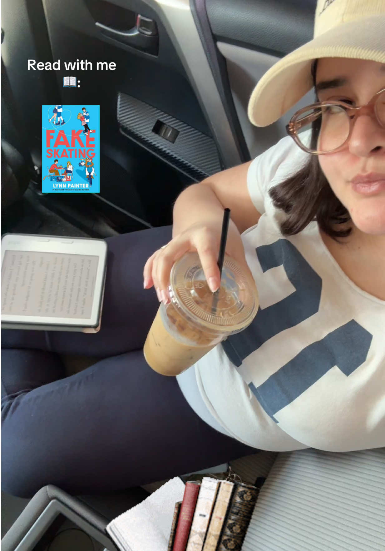 Read with me 📖: Fake Skating by Lynn Painter 👓 ⛸️🏒🥅#bookish #BookTok #readingvlog #fakeskating #lynnpainter 