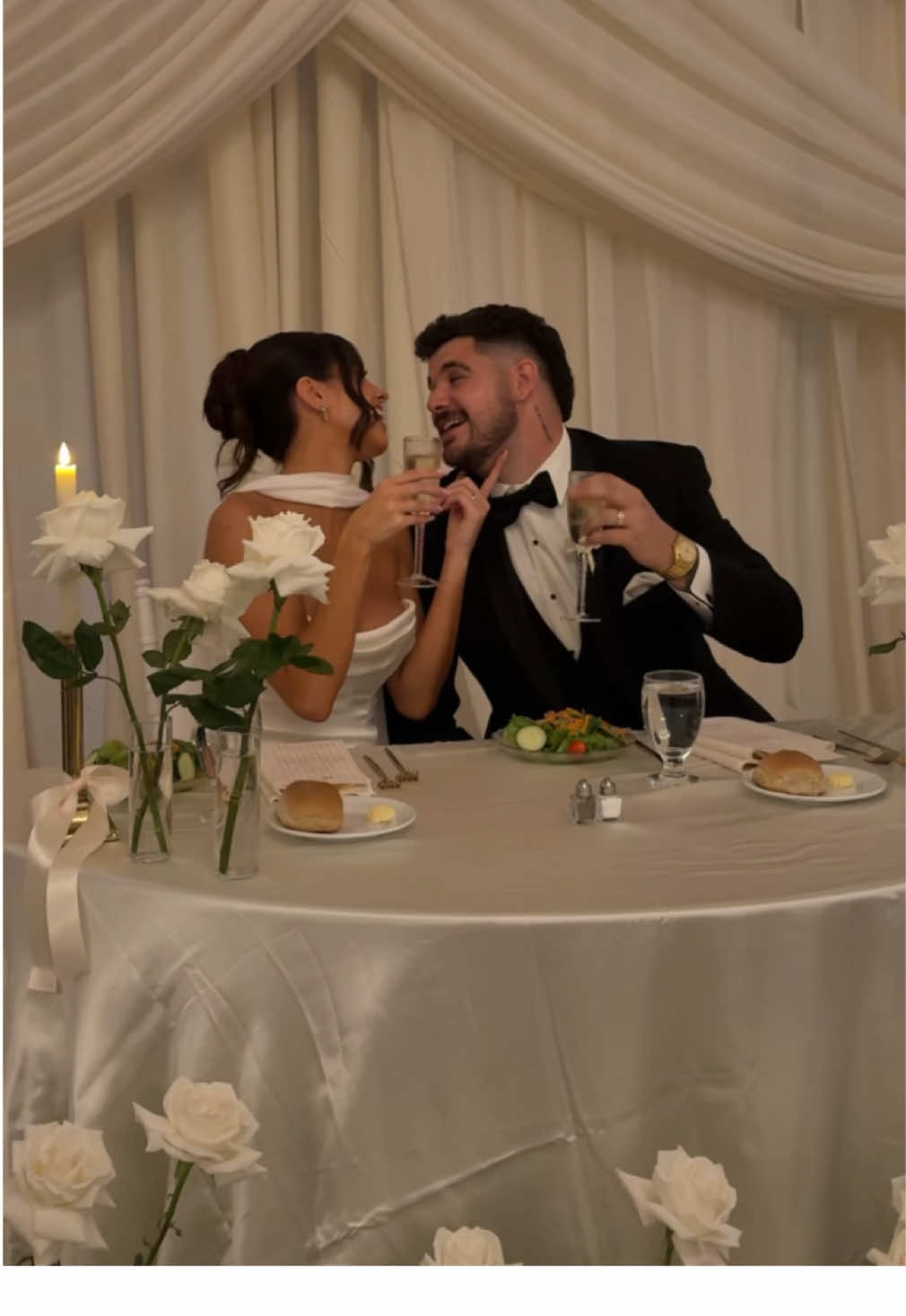 same time next weekend? 🍾🤍✨ @WEDDING CONTENT CREATOR  planning @AN Intimate Event  florals @Talia Pirri  dress @Alexandra Grecco  photo @Bella Gavini Photography  makeup @BMCMakeup  hair - Ali Lomazzo Beauty #bridesoftiktok #weddingtok #bridetok #weddinginspo 