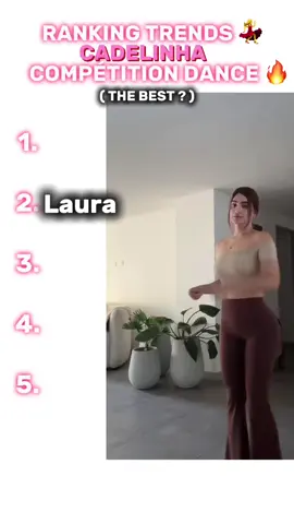 🇧🇷🔥💃BRAZIL TREND TOP 5 RANKING 💃🔥 CADELINHA 🇧🇷 #viral #top5 #fyp #dancechallenge #trendingdances 