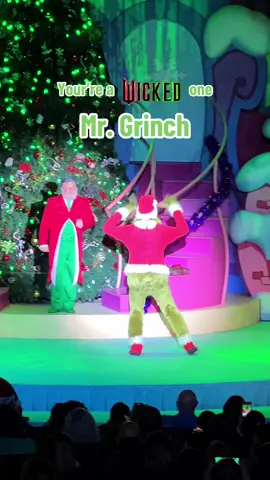 You’re Wicked Mr. Grinch #wicked #wickedmovie #wickedforgood #elphaba #glinda #grinch #mrgrinch #wickedwitch #nogooddeed 
