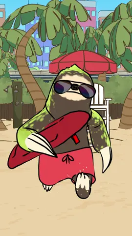 Fun fact: Sloths are incredible swimmers. They’re able to move quickly through water and hold their breath for up to 15 minutes by slowing their heart rate. 🦥🏊🏝️ #Naturalhabitatshorts #naturalhabitok #naturalhabitat 