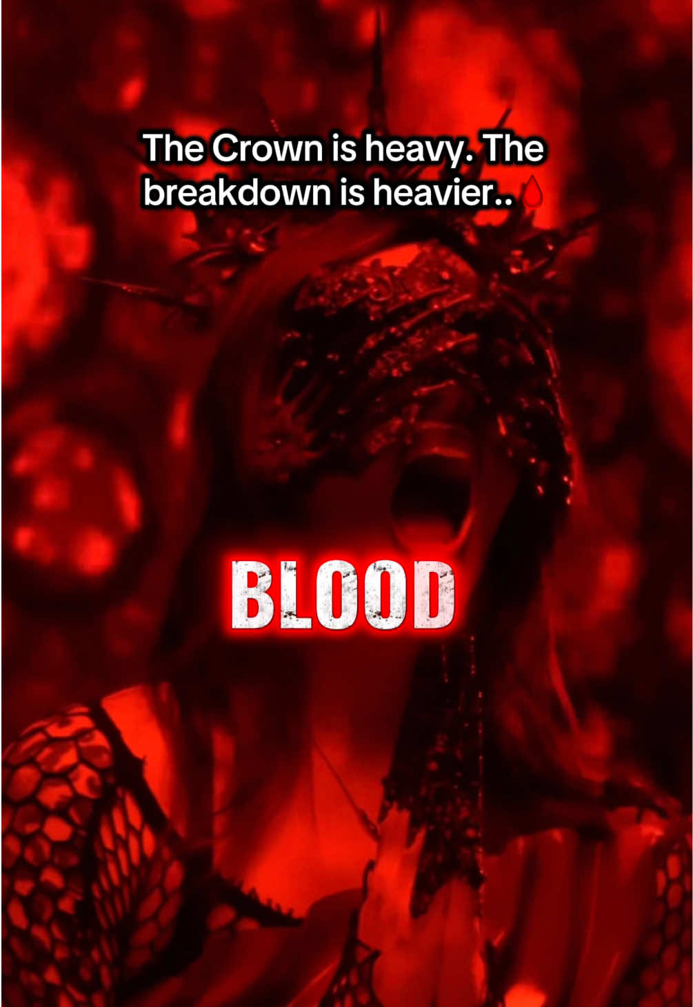 The mask isn’t just for show. The crown isn’t just an accessory. Together they carry the weight of every breakdown, every scream, every fight inside me. This is the moment ‘Blood in the Water’ becomes more than a song  it becomes a heavy metal breakdown built for the pit. If you’ve ever worn a crown that felt too heavy, this one’s for you. What does this part make you feel? 🩸 #mask #crown #heavy #breakdown #bloodinthewater @Russell Hollar @Jerrin Castillo @robbygray 