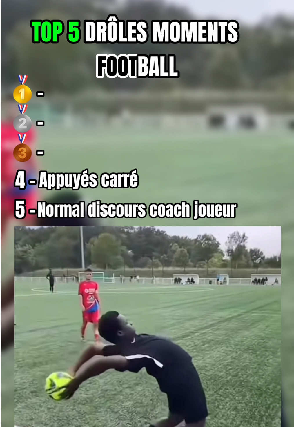 Top 5 drôles moments en footbal #foot #drole #top5 #coach 