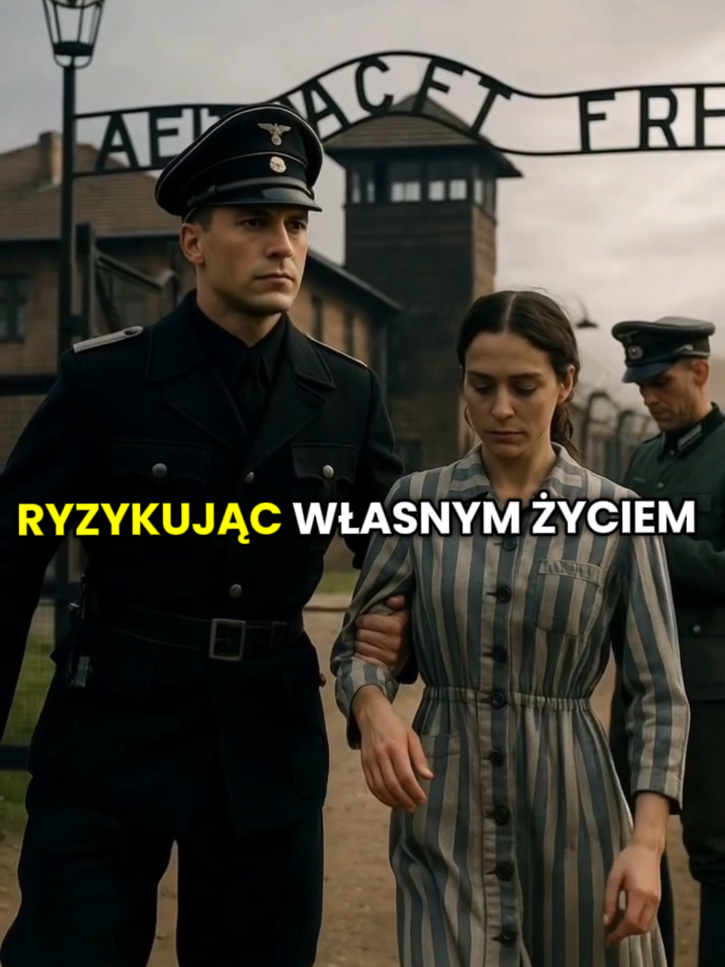 39 Róż za każdy rok rozłąki, niesamowita miłość w piekle💓.Marek Podróżnik w Czasie 🕕 #marekpodroznik  Miłość w piekle Auschwitz. Jerzy Bielecki, polski więzień numer 243, zakochał się w Cylce Cybulskiej – młodej Żydówce deportowanej do obozu. Ryzykował codziennie, rozmawiając z nią ukradkiem w magazynie zbożowym, bo każdy gest mógł skończyć się śmiercią. Przez miesiące planował niemożliwe: zdobył mundur SS i fałszywe przepustki, które miały otworzyć im drogę wolności. 21 lipca 1944 roku, przebrany za esesmana, wyprowadził ukochaną przez bramę „Arbeit macht frei”. Strażnicy uwierzyli w dokumenty. Potem dniami kryli się po lasach i polach, nocami uciekali dalej. Udało im się przetrwać. Ale wojna ich rozdzieliła. Cyla uwierzyła w plotkę, że Jerzy zginął, a Jerzy był przekonany, że ona wyjechała i nigdy już się nie zobaczą. Minęły dziesięciolecia. Dopiero w 1983 roku spotkali się ponownie w Krakowie. Jerzy czekał na nią na lotnisku z bukietem 39 róż – jedną za każdy rok rozłąki.