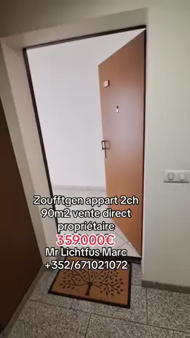 Contact direct, propriétaire, pas de frais d’agence. Si vous aussi vous voulez vendre votre bien avec un influence sur Immobilier, contactez-moi sur WhatsApp au 00 352621148148