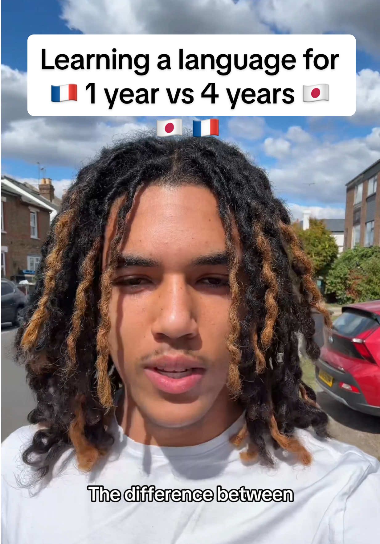 #creatorsearchinsights Japanese vs French. Learning a language for 1 year vs 4 years. Can you guess which way round it is? #japanese #french #nihongo #francais 