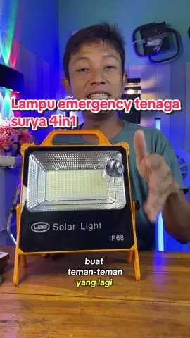 Lampu emergency tenanga surya 4in1 bisa dijadiin powerbank juga #lampuemergency #lamputenagasurya #lampukekinian #gajiansale #PromoGuncang1010 
