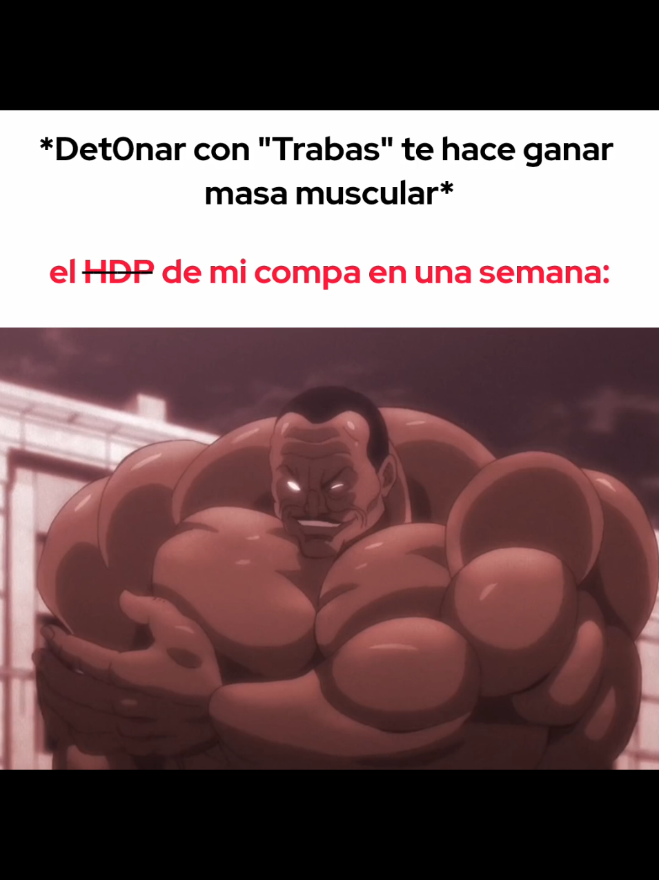a mi bro se le fue la mano XD #Anime #baki #Meme #animememes #foryoupage 