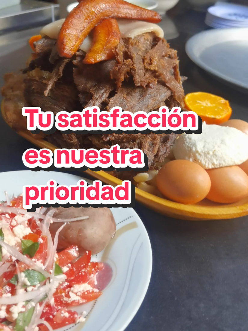 Tu satisfacción es nuestra prioridad #Viral #charque #santacruz #restaurant #paratodos 