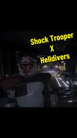 Shock Trooper joins Helldivers #helldivers2 #clonewars #GamingOnTikTok #gamingclips #starwars 