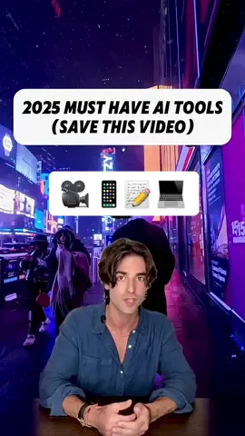 🚨 Save this list: Five AI tools you need to know in 2025. #AITools #productivity #aicreation #AITips #VeniceAI 