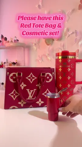 Only have one though ! #minibag #packmybag #microbag #girlythings #pinkgirly #cutebag #minibrands #fypシ #whatsinmybag #handbag #TOTEBAG #totebags #fashionbag #StanleyCup #stanleytumbler #WomenOfTikTok #LOUISVUITTON #marcjacobs #red 