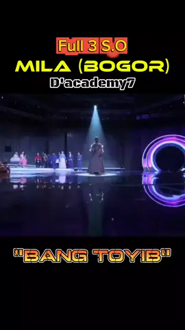 ✨@Mila (Bogor) Tampil cantik dengan improve yang keren #milada7 #bangtoyib #indosiar #dangdutacademy7 