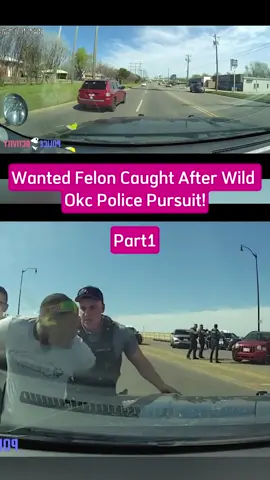 Wanted Felon Caught After Wild OKC Police Pursuit!-1  #fyp #viral #trending #foryou #cops