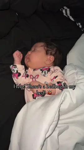 I hope this bedbug never wants to stop sleeping in my bed ❤️#fyp #villaescusayesslie #daughters #bedbugtrend #fypシ 