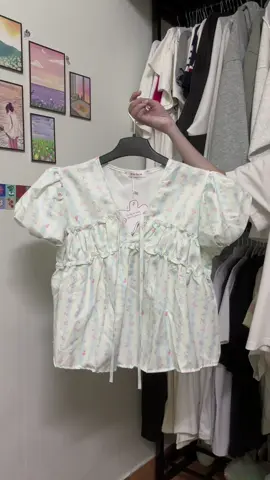 [MỚI] Áo Babydoll Cổ V ShuShu #outfitideas #moingaymotoutfit 