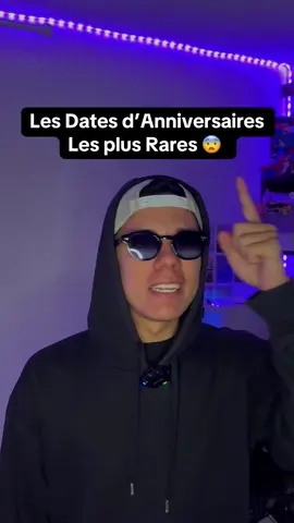 Vous êtes NÉS quel JOUR ?? 🎂 #anniversaire #rare #pourtoi #creepy #mystere 