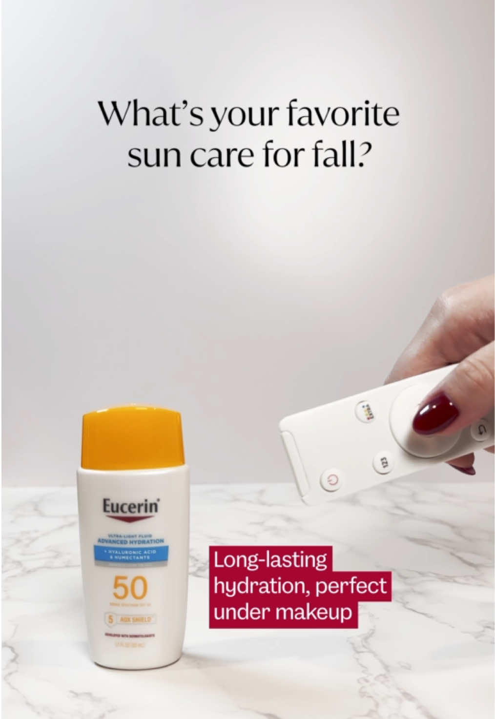 Click through the season’s essentials. 🍂☀️ Which sunscreen are you reaching for this fall? #FallEssentials #GoBeyondSuncare #Skincare #Sunscreen #Hydration 