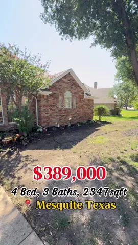 This North Mesquite corner-lot stunner is giving HGTV vibes only 😍✨ Freshly renovated top to bottom → 4 spacious bedrooms, 3 spa-inspired bathrooms, and a kitchen straight out of a design magazine. Think quartz counters, a massive island, dry bar, and new stainless steel everything. The primary suite? Your personal spa retreat 🛁🔥 (yes, that freestanding tub is included). Plus: sunroom, covered patio, cozy fireplace, and updates galore. Would you move in tomorrow if you could? 👀 Drop a 🏡 if you’re ready for the keys.” ✈️ Moving To the Dallas Fort Worth Metroplex? Or want more information about this home? 📧:jeffreysajan@jeffreysajanrealtor.com 📱: 972-363-6731 📖 “ For I know the plans I have for you declares the Lord, plans to prosper you, plans for a good future.” -Jeremiah 29:11 #DallasRealtor #DFWRealEstate #MesquiteTexas #ishowspeed #fyp 