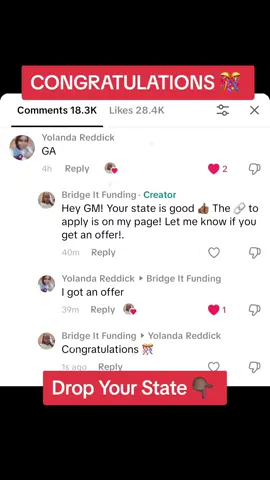 🎉 Congratulations to everyone who’s already gotten their offer  thank you for letting us know!Hardship funding can provide up to $15k in as little as 24 hours, but not all states are eligible! Drop your state below and I’ll let you know if you’re good to go! #badcredit #fy #loanfoergivness #loan #funding 