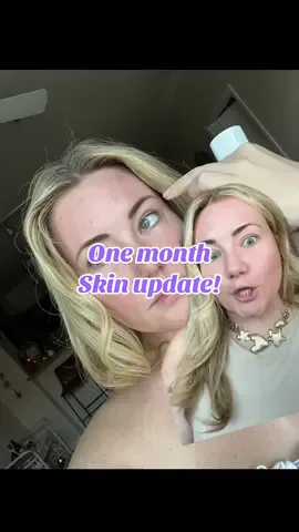 One month of using prescription level skincare and I am beyond happy with my results so far ahhh @Join Amble #skincareroutine #joinamble #rosacea #ambleptnr 