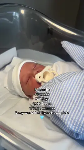 Welcome to the world baby boy, you were more than worth the wait🩵 #babyboy #boymom #momtok #newbornbaby #pregnacyjourney 