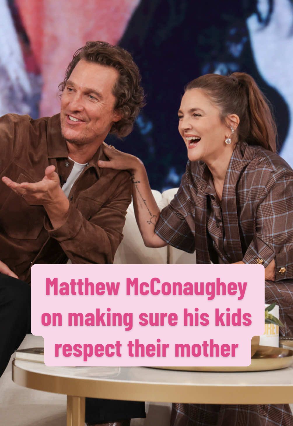 Matthew McConaughey on the importance of making sure his kids respect their mother. #matthewmcconaughey #parenting 