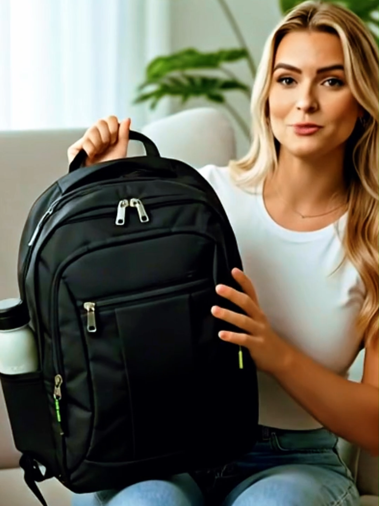 Mochila Super resistente para o dia a dia #mochila #viagem #homeoffice #tiktokshopbrasil