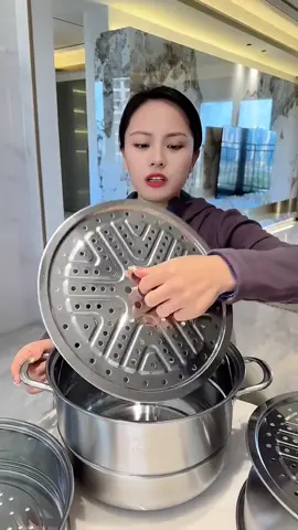 Nồi hấp inox 3 tầng #xuhuong 