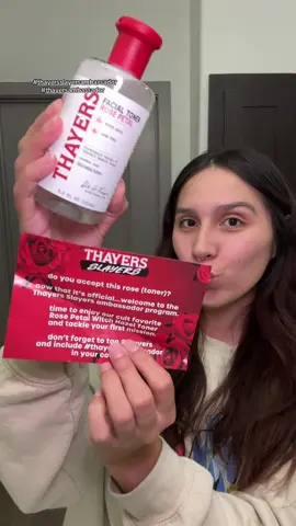 thank you so much @Thayers 🫶🏼 minimize pores here i come 🤩 #giftedbythayersslayers #thayersslayersambassador #thayersambassador #skincare #fypシ 