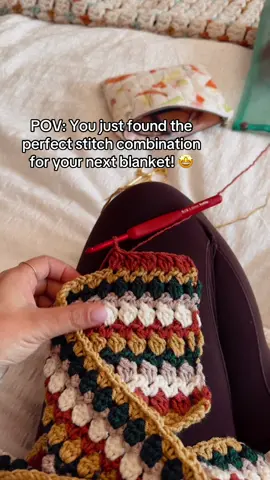 If you liked the Riverbed blanket, you will love this one! 😍 This crochet blanket it’s coming along nicely, and I have only done 11 rows! I’m so excited to keep working on it and show you the progress! #crochet #crochetblanket #crocheting #crochetstitch 