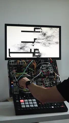 Stereo fields #audiovisual #eurorack #sunthesizer #touchdesigner #typography  