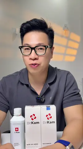 Nước Súc Miệng Chuẩn Y Khoa GIẢM HÔI MIỆNG #ongchudung #NUOCSUCMIENG #drkam 