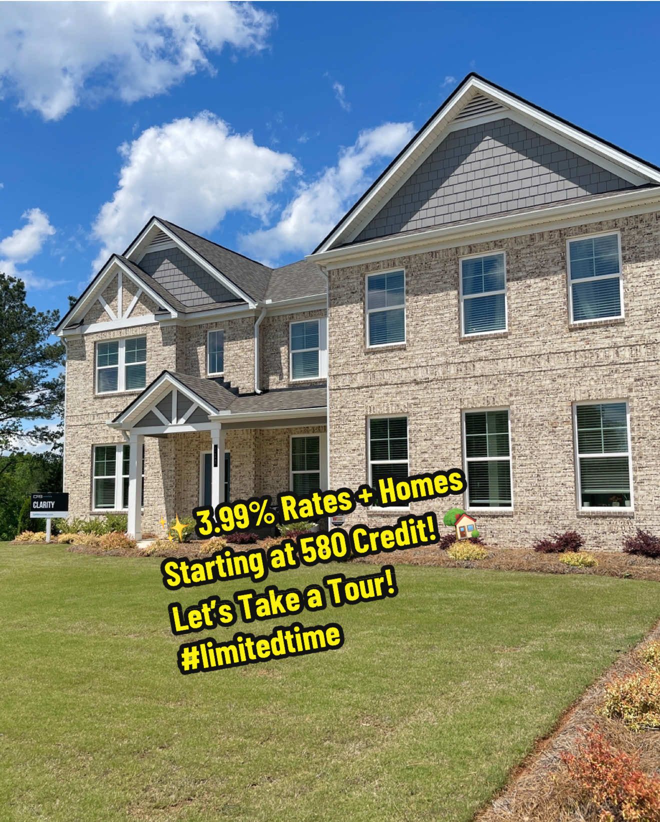 🏡 New Homes, Low Rates, Big Savings – Take a Tour! ✨ Looking for a home that blends luxury, convenience, and value? These stunning 4-sided brick single-family homes in McDonough, GA are designed with modern living in mind and come with limited-time buyer incentives you don’t want to miss! ✨ Why you’ll love these homes: ✔️ Gorgeous 4-sided brick exteriors with thoughtful details ✔️ Gourmet kitchens perfect for entertaining ✔️ Spacious primary suites on the main level ✔️ Easy access to SR-20, I-75, shopping, dining & McDonough Square ✔️ Buyer incentives available 💰 ✔️ Financing options with credit scores starting at 580 ✔️ Limited rates as low as 3.99%! From family gatherings to relaxing evenings, these homes offer the perfect backdrop for every moment of life. And with their prime location, you’re just minutes from Henry County’s best shopping, dining, and attractions. 📍 Prime location. Modern living. Endless possibilities. ➡️ Don’t wait— DM me to schedule your private tour or learn more. Your dream home—and an amazing deal—are waiting in McDonough! — Aormeese “MeeMee” Jenkins Broker | Realtor® | RENE | SRS JMaxx Properties, LLC 📱 404-829-2729 ✉️ info@jmaxxproperties.com 🌐 www.jmaxxproperties.com 📲 @jmaxxproperties #NewConstruction #McDonoughGA #GeorgiaRealEstate #NewHomeTour #DreamHome #LuxuryLiving #MoveInReady #BuyerIncentives #LowRates #HouseGoals #NewHomeJourney #HomeownershipGoals