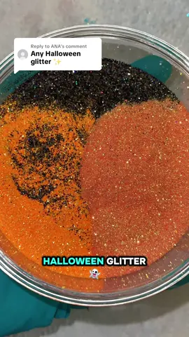 Replying to @ANA Do we have Halloween glitter?? YES of course we do! Browse our site for existing options, mystery mixes or contact us to create your own! #slayfirecosmetics #glittermakeup #glittermix #halloweenmakeup #SmallBusiness 