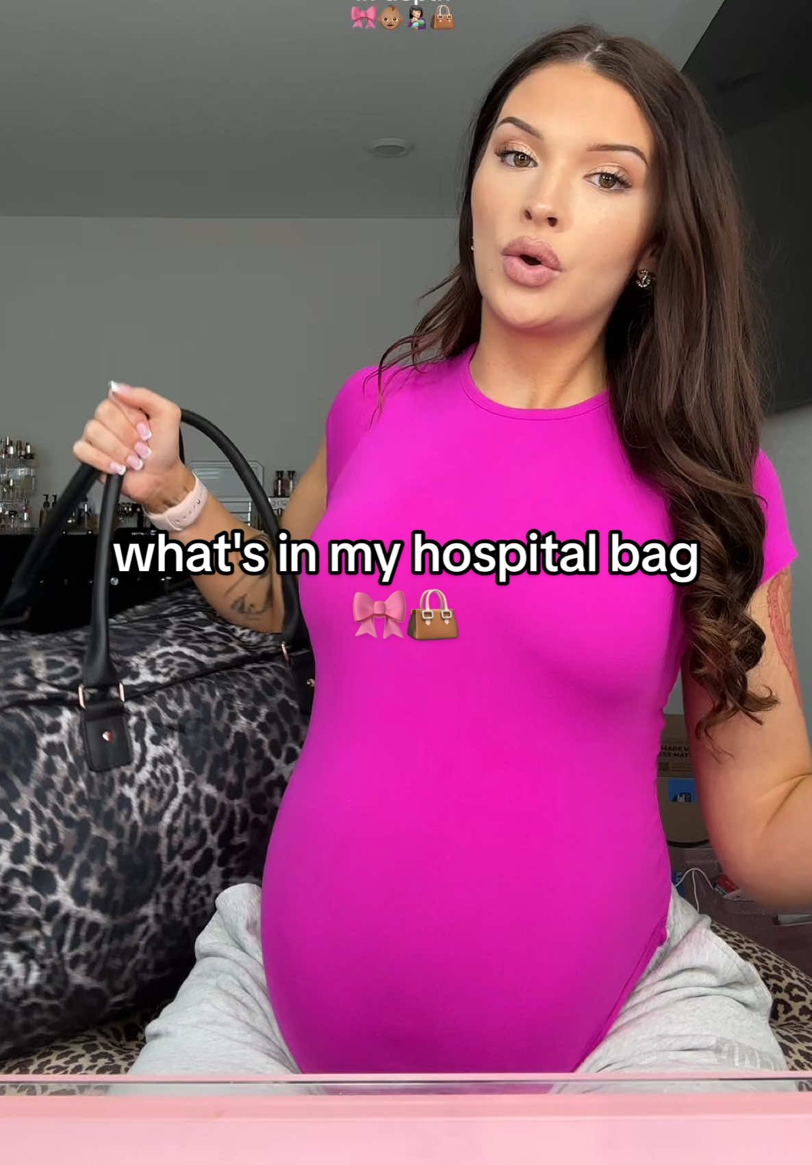 what's in my hospital bag(s) 🎀👜  🔗 in my amazon storefront  @Juicy Couture bag @SKIMS pj's 🔗 in my shopmy @Posh Peanut pjs 🔗 in my shopmy @Momcozy Official  @BrüMate  @Naturium  @Dove Beauty & Personal Care  @Sol de Janeiro Inc  @Lakeandskye 11:11 perfume 🔗 shopmy and amazon storefront  #pregnancy #hospitalbag #37weekspregnant 