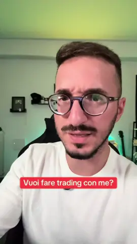 Vuoi fare trading insieme a noi?