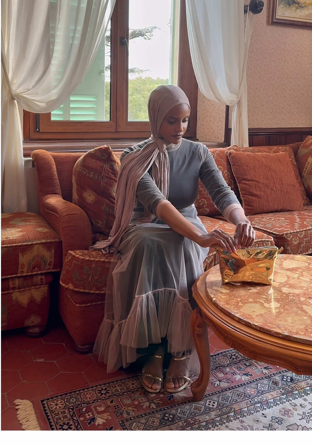 Absolutely obsessed with this classic dress designed by @taminahmd  Cette robe a été imaginée et créer par ma sœur. Lorsque je l'ai enfilée, j'ai su qu'elle méritait d'être plus qu'une pièce unique. J'espère qu'elle sera commercialisée un jour et et que j'aurai le plaisir de vous voir la porter 🤍 #fyp 