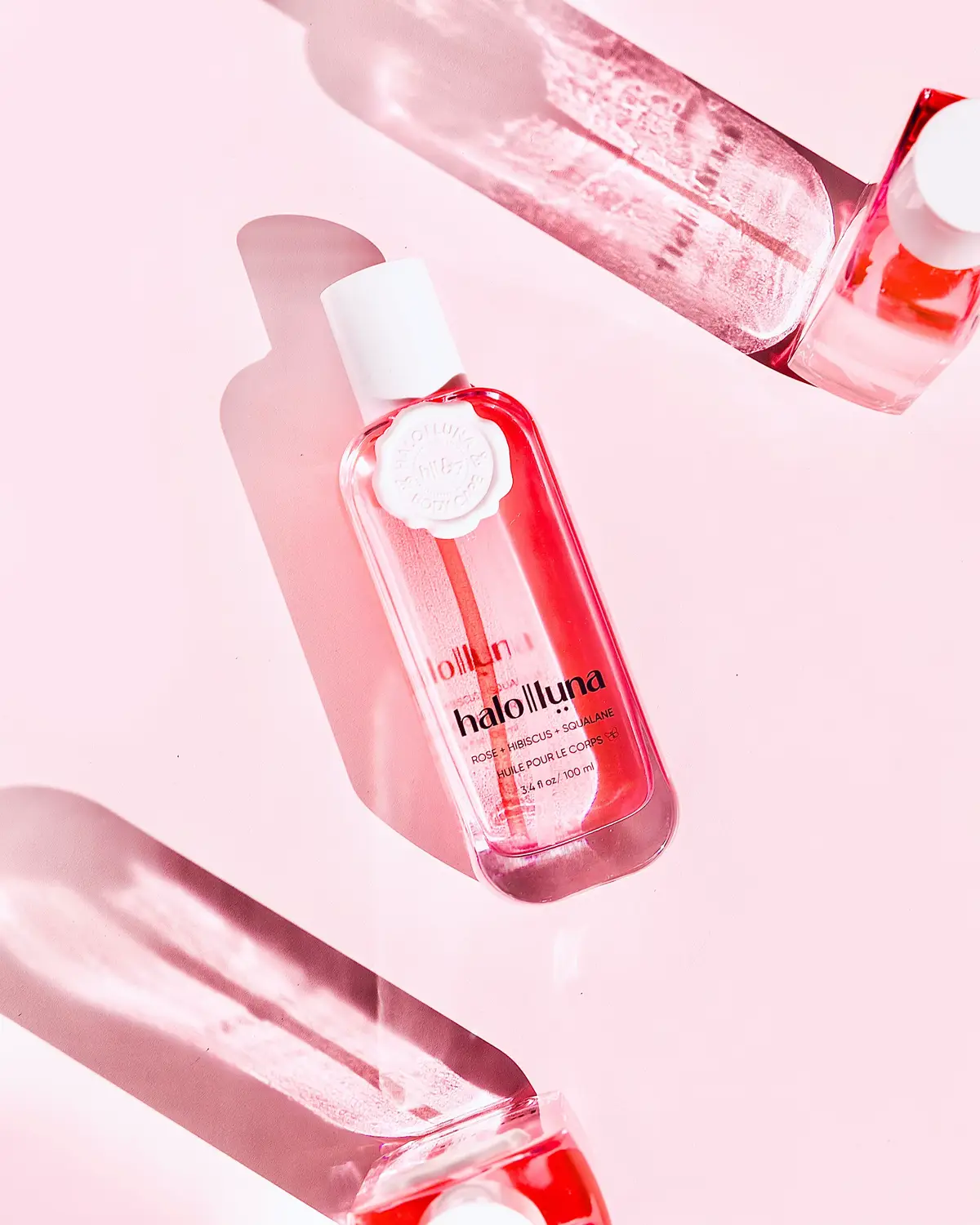 Rose, hibiscus, and Squalane walk into a bar...just kidding, they're all in this amazing body oil that will have your skin feeling pampered and nourished in no time ❤️🌸 #bodycare #skincare #GlowUp 