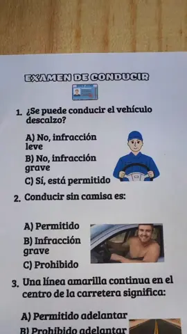 ¿Cuantas acertaste? #quiz #driver #trivia #driverslicense #preguntas 