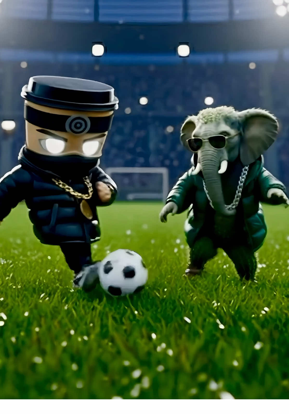 Part 3 | Brainrot rap & miniature playing football 🤣 #italianbrainrot #tralalerotralala #ballerinacappuccina #tungtungtungsahur #fyp 