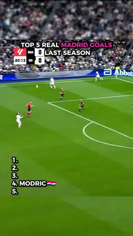 Top 5 Real Madrid Goals Last Season. | #realmadrid #top5 #mbappe #viniciusjunior #fyp 