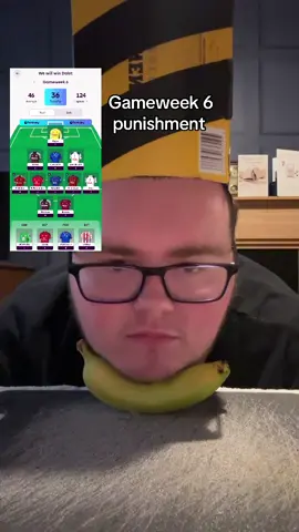 Gameweek 6 forfeit  #fpl #fpltok #footballtiktok #fyp #punishment 