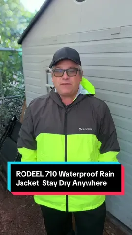 Stay dry and visible in any storm with the RODEEL 710 rain jacket. Lightweight, waterproof, and built for every adventure. #tiktokshopcreatorpicks #RODEEL #rainjacket #hikinggear #outdoorstyle